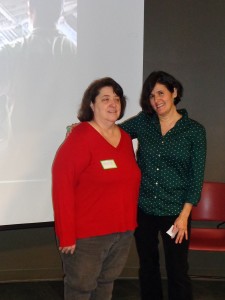 Marie Pellegrino (left) and Sandra Hernandez, co chairs Arlington Greens